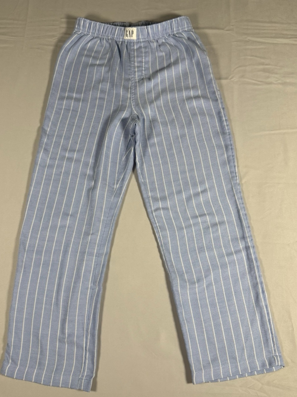 GAP Kids Striped pajama Pants Blue & White Size 8